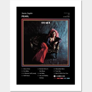 Janis Joplin - Pearl Tracklist Album Posters and Art